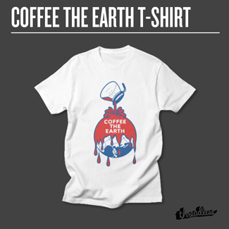coffee the earth tshirt