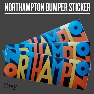 Northampton Massachusetts bumper sticker