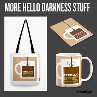 hello darkness coffee mug