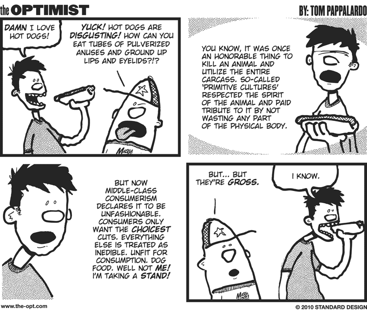 The Optimist comic strip