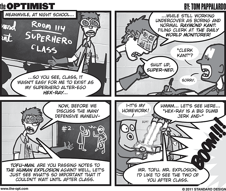 The Optimist comic strip