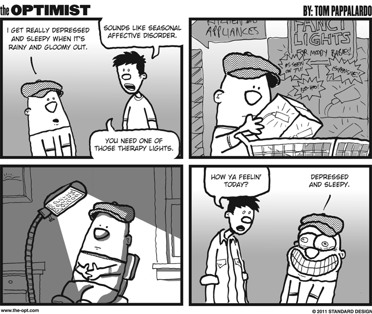 The Optimist comic strip