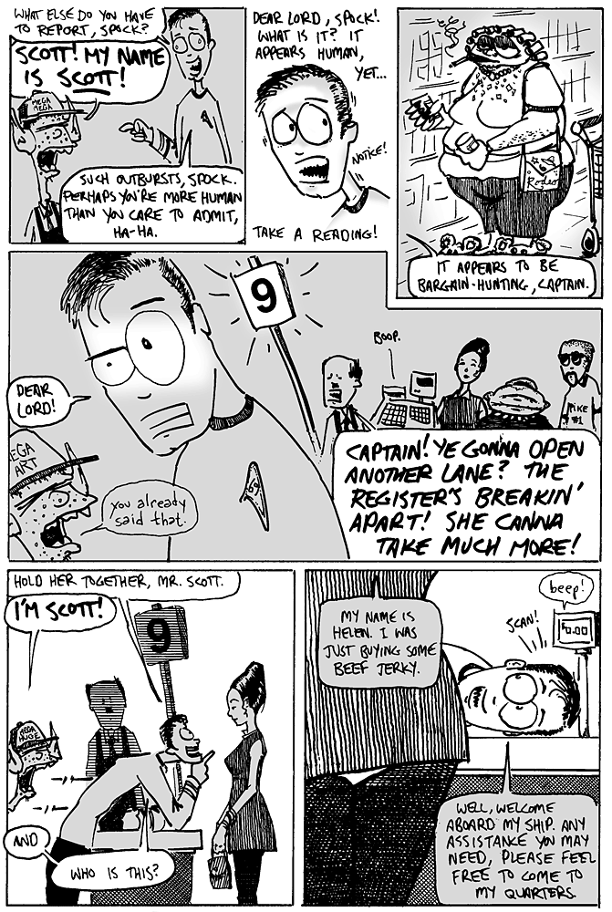 Star Trek comic strip